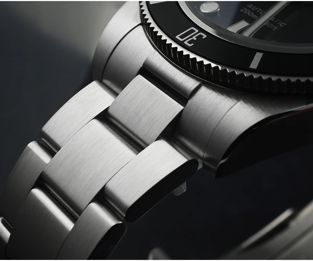 San Martin 40mm NH35 Automatic Men Diving Watch 20ATM Waterproof BB58 Sapphire Wristwatch BGW-9 C3 Luminous Reloj SN0008C/D