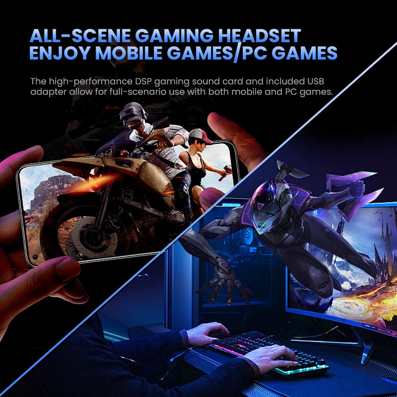EPZ G10 Wired HiFi Gaming Earphones – Type-C & 3.5mm In-Ear Monitor Headphones with DAC, Noise Isolation, Detachable Cable & Microphone