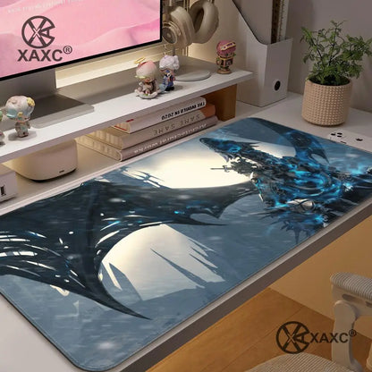 Lich King World Of Warcraft XAXC Mouse Pad large keyboard mouse desk pad non-slip rubber gaming mouse pad laptop mouse carpet