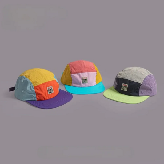 Retro Japanese Style Hip-hop Hats 5 Panel Thin Flat Brimmed Baseball Cap Quick-drying Breathable Sunscreen Hat Unisex