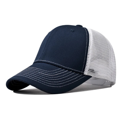 Cappellino da baseball per adulti, cappellino a rete, visiera curva poco profonda, cappello unisex, cappello estivo, cappello traspirante, cappellino da ombra, cappellino per primavera e autunno, cappellino hip hop aderente
