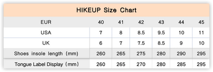 HIKEUP Fashion Outdoor Shoes Hiking Men's Sports Casual Mountain Trekking Boots Camping Sneakers for Men Non-slip Wear-resistant