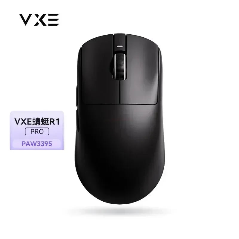 VXE Dragonfly R1 Pro Max Gaming Mouse, Wireless Bluetooth Gaming Mouse with PAW3395 Sensor, Rechargeable Lightweight Ergonomic Esports Mouse