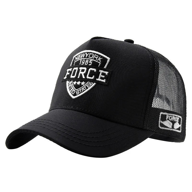 Summer Men Mesh Baseball Cap Outdoor Sport Letter Snapback Hat for Women Unisex Breathable Caps Hip Hop Trucker Hats Summer Men