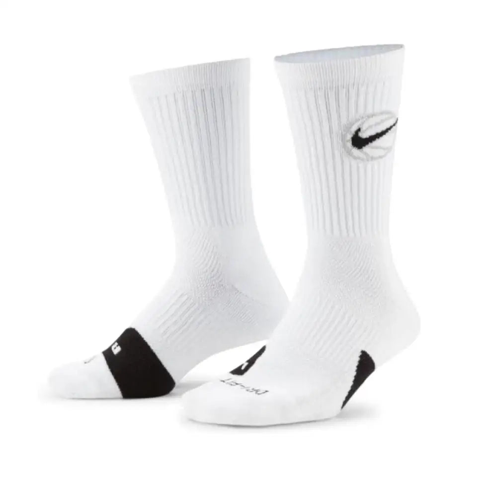 Nike EVERYDAY CREW: Stylish, comfortable, slip-resistant, and durable unisex soft basketball socks (3-pack)  DA2123-100