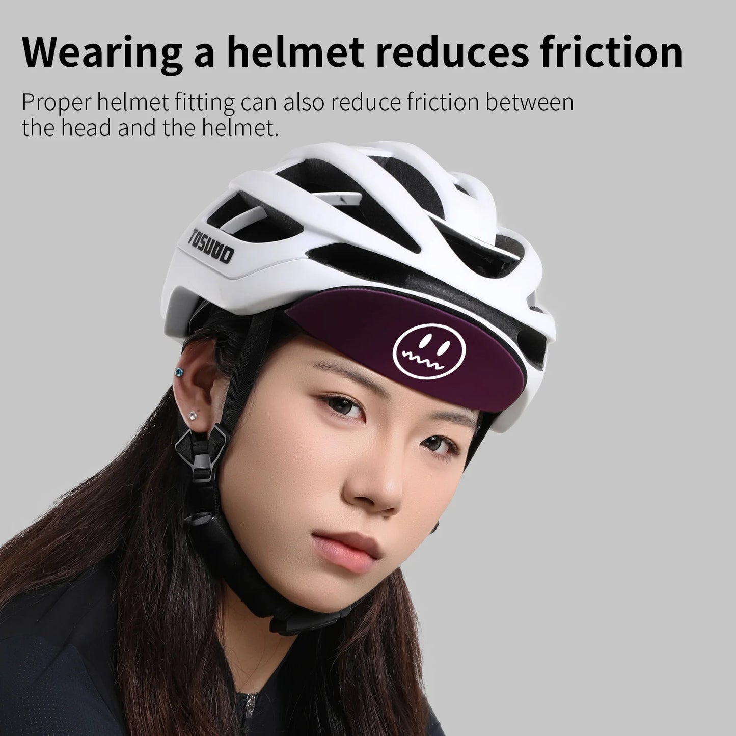 TOSUOD Cycling Cap Breathable Sun Product Quick-dry High Elastic Personality Hat Personality Unisex Outdoor Sport Accessories