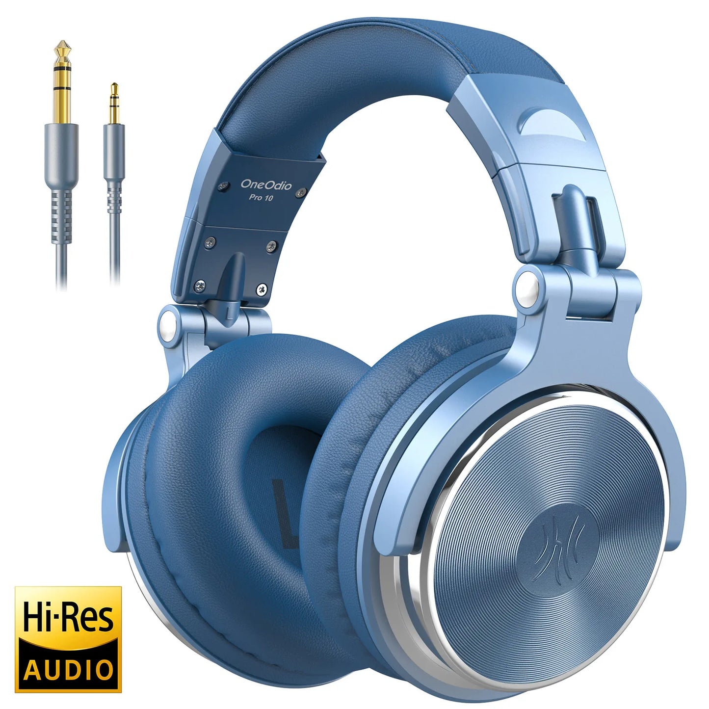 OneOdio Professional DJ Headphones Over-Ear Studio Monitor Headset with Microphone, HiFi Wired Bass Gaming Headphones for PC, Phone, PS4 & Xbox