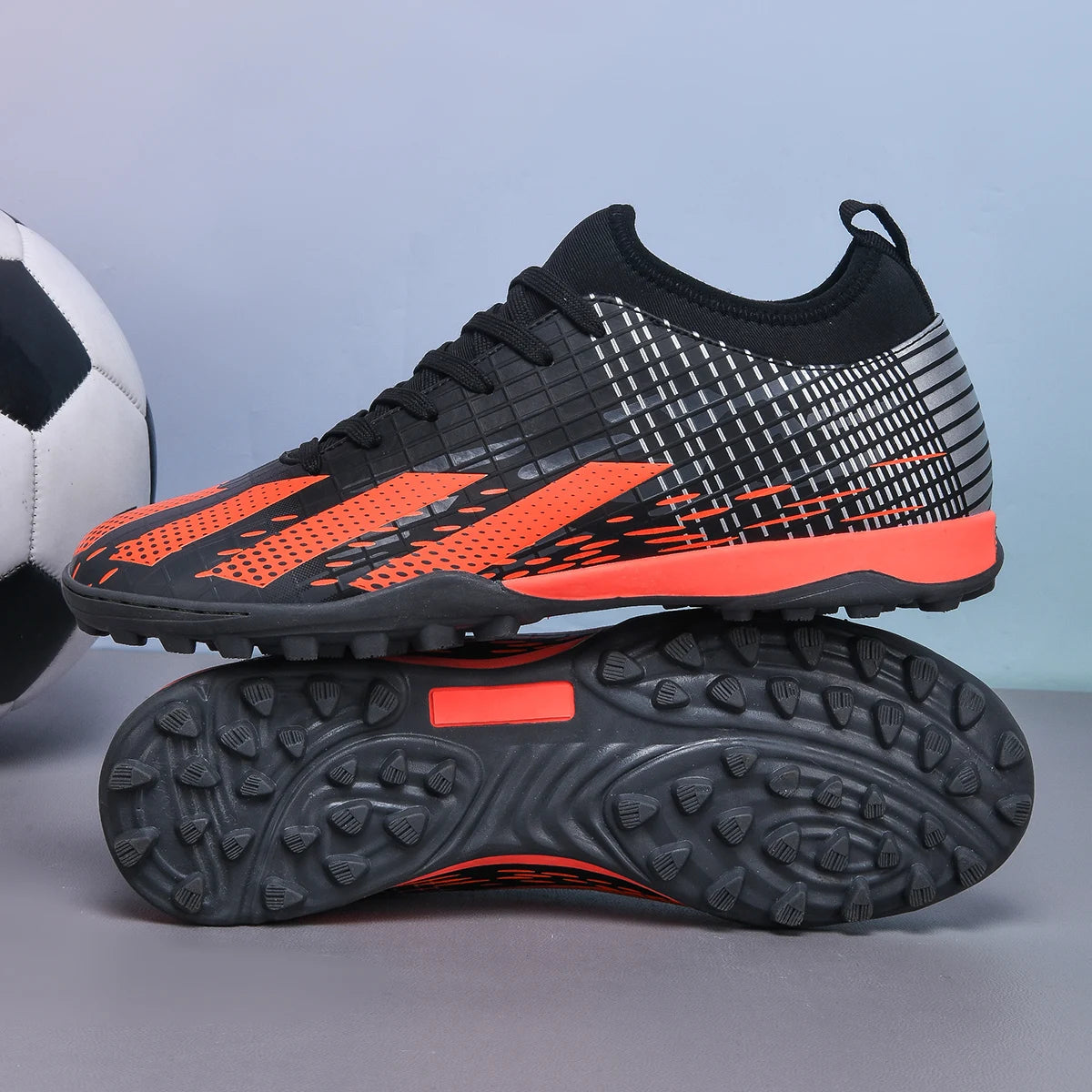 Chaussures de football pour homme, chaussures de futsal, chaussures de football en salle, sport, match, entraînement, enfants, crampons TF, gazon, cheville, best-seller, haute qualité, légères