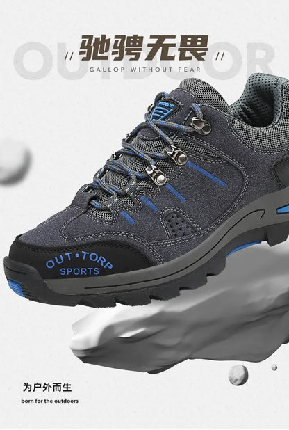 Retro Style Men  Sports Shoes Autumn and Winter Short Boots Anti Slip Hiking Shoe Suitable for Ankle Boots Urban Commuting 2025