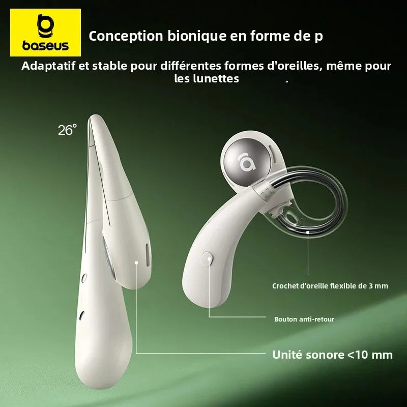 Baseus Eli Sport 2 Open-Ear Wireless Earphones Bluetooth 6.0 OWS Headphones Hi-Res with LDAC OWS Earphones Earhook Sport Earbuds
