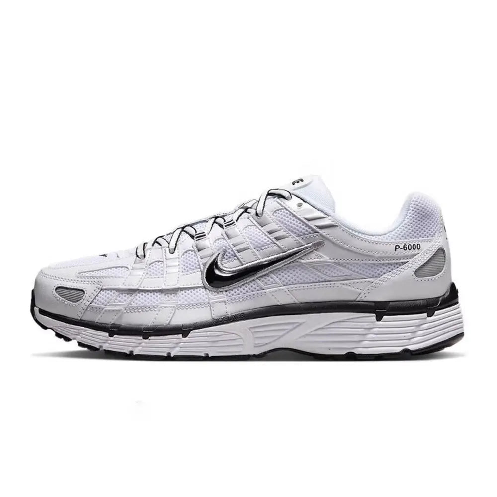 „Nike P-6000“ vyriški bėgimo bateliai, retro stiliaus, su aukščiausios kokybės amortizacija, lengvi ir patogūs kasdieniam nešiojimui, CD6404-107