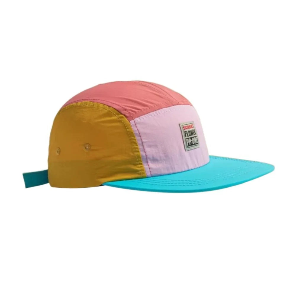 Retro Japanese Style Hip-hop Hats Thin 5 Panel Flat Brimmed Baseball Cap Breathable Quick-drying Sunscreen Hat Unisex