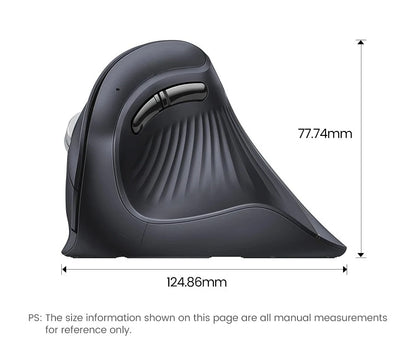 Draadloze muis Bluetooth 5.0 2.4G ergonomisch 4000DPI 6 stille knoppen voor MacBook, tablet, laptops, computer en pc
