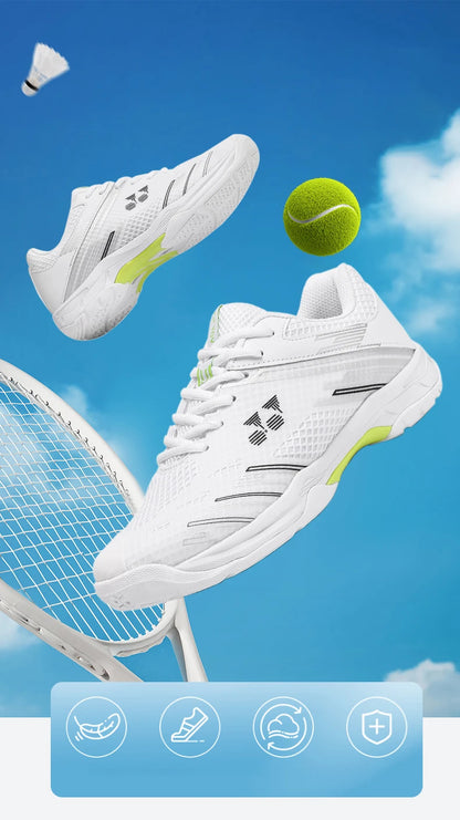 Professional Badminton Shoes Sneakers Mens Breathable Anti-slip Tennis Sport Shoes for Men Women Training Sneakers
