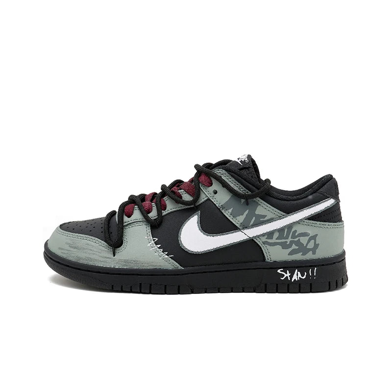 Tenisky na mieru Nike Dunk Night Walker SAML Retro mestské ležérne nízke topánky s tlmením nárazov, priedušné a odolné proti opotrebeniu pre mužov