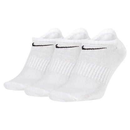 Calzini da basket casual imbottiti a taglio medio Nike, confezione mista unisex, bianchi SX7667-100