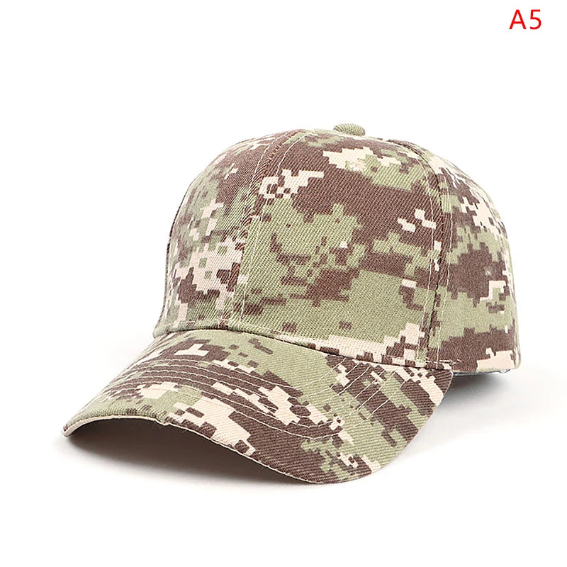 Adjustable Baseball Cap Summer Sunscreen Hat Camouflage Camo Camping Hiking Fishing Caps