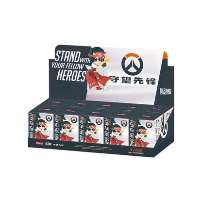 POP MART Genuína Overwatch Play Of The Game Series Blind Box — Figuras colecionáveis em PVC, ornamentos de secretária e modelos de brinquedo para fãs