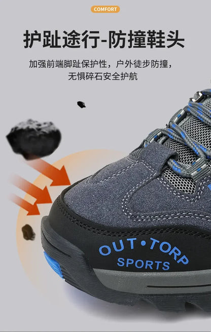 Retro Style Men  Sports Shoes Autumn and Winter Short Boots Anti Slip Hiking Shoe Suitable for Ankle Boots Urban Commuting 2025