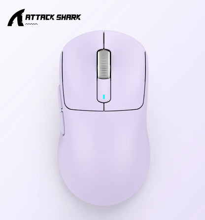 ATTACK SHARK X3 Pro Wireless Gaming Mouse, Tri-Mode Bluetooth & 2.4GHz PAW3395 26000 DPI Lightweight Gaming Mouse with 4KHz Polling Rate