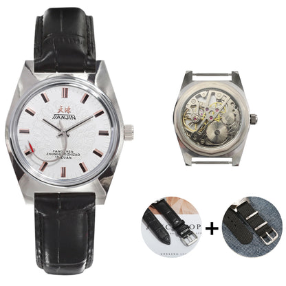 Shanghai 36MM Hand-Wind Mechanical Watch 7120 Waterproof china Watch for Men wholesale