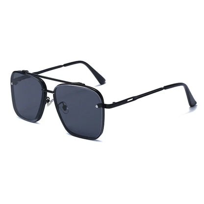Classic Square Sunglasses Cool Men Vintage Luxury Brand Design Metal Sun Glasses Women Shades UV400 Oculos De Sol