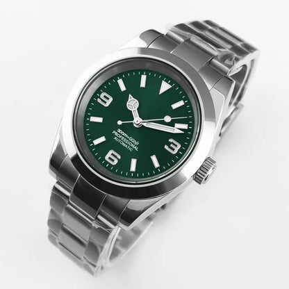 36mm/39mm Corgeut Luxury White Black Automatic Mechanical Wristwatches Numbers Men Watch Sapphire Crystal 10bars Reloj Hombre