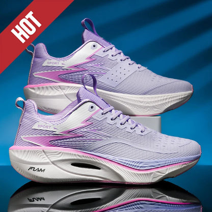 Running Shoes Carbon Board Speciality Marathon Men Sports Breathable Lightweight Women's Comfortable Athletic Nonskid Sneakers