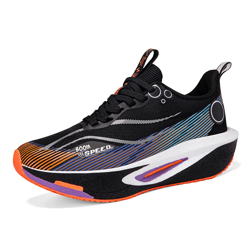 2025 Men's And Women's Carbon Board Running Shoes Professional Marathon, Lightweight Rebound Cushioning Breathable Sports Shoes