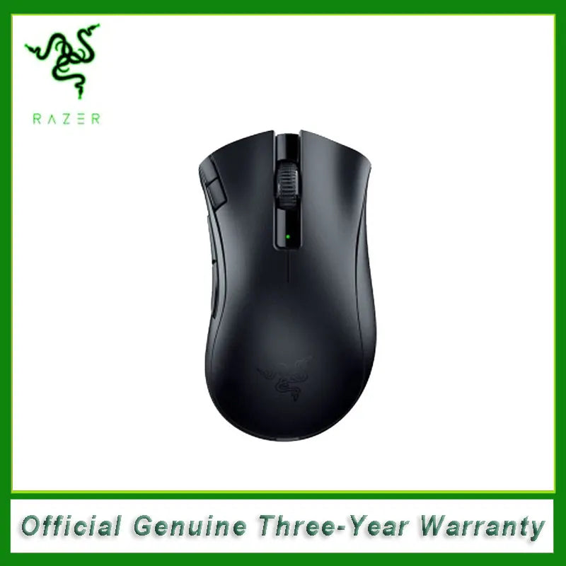 Razer DeathAdder V2 X HyperSpeed Wireless Gaming Mouse with Bluetooth, 5G Optical Sensor, 7 Programmable Buttons, Ergonomic Gaming Mouse