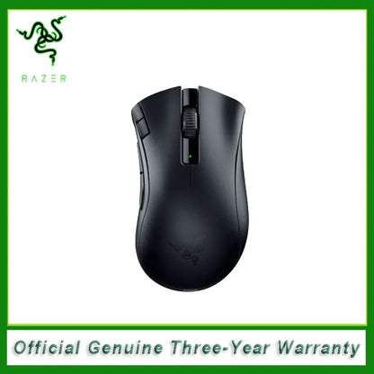 Razer DeathAdder V2 X HyperSpeed Wireless Gaming Mouse with Bluetooth, 5G Optical Sensor, 7 Programmable Buttons, Ergonomic Gaming Mouse
