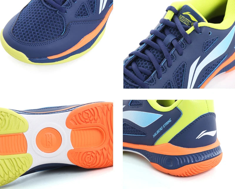 Li-Ning Unisex HALBERD STRIKE Παπούτσια μπάντμιντον Αναπνεύσιμα Άνετα LiNing Ανδρικά Γυναικεία Παπούτσια Προπόνησης AYTV021
