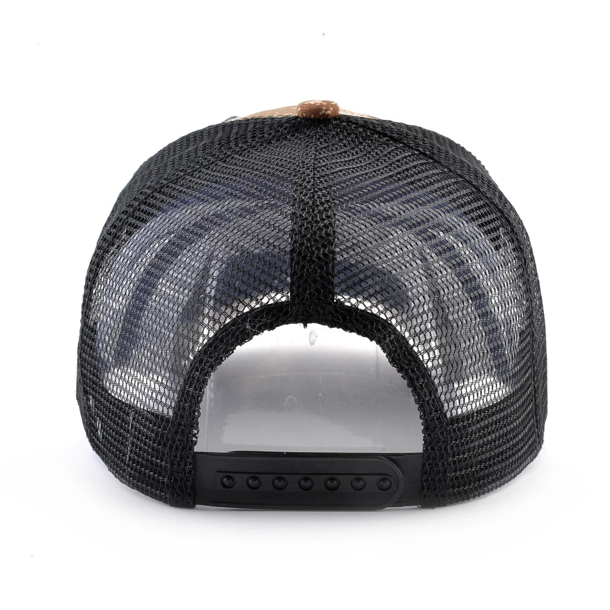 Gorras de camionero de moda con parche bordado de cabra. Gorra de béisbol Snapback «Four Seasons» para hombre y mujer, con visera ajustable.