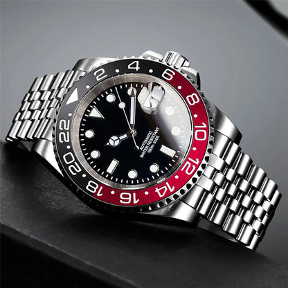 200m Waterproof Miyota8215 Automatic Men Watch Diver Watches 40mm Mechanical Movement Luminous Jubilee Strap Glide Lock Buckle