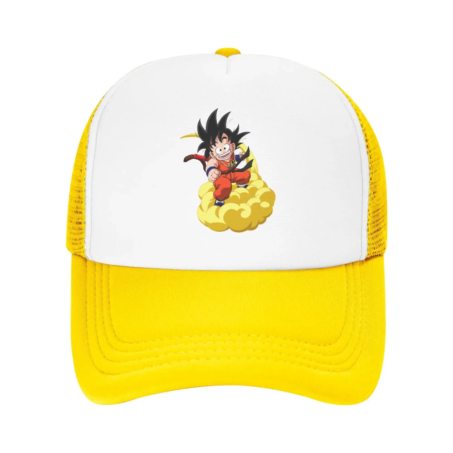 Dragon Ball Son Goku Mesh Baseball Cap Adult Trucker Hat Anime Hats Adjustable Snapback Caps Sports Cap Winter Trucker Hats, Produit gaming premium Fraquane
