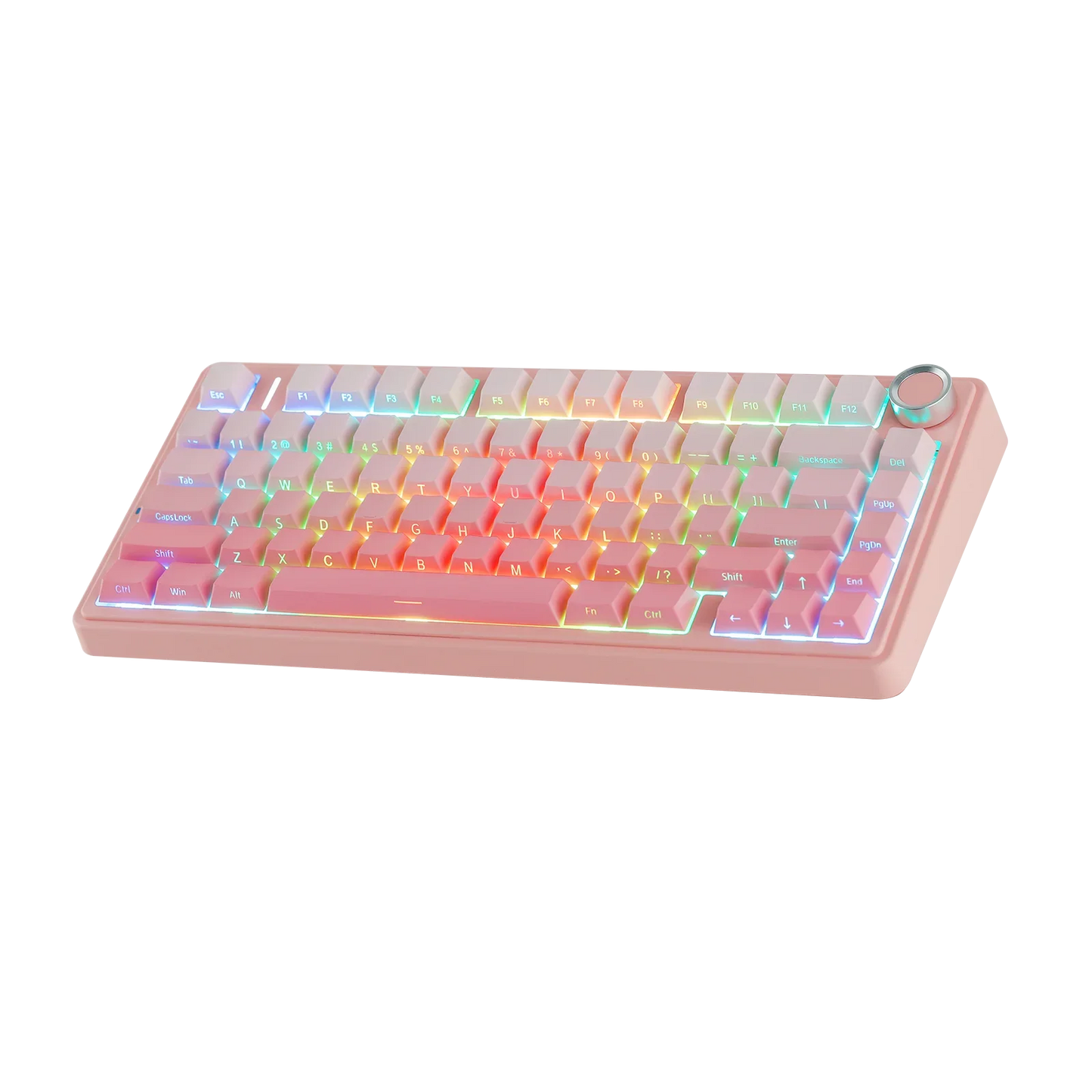 The New Hot-Selling EPOMAKER x AULA F75 75% ANSI Hot-Swappable Washer Bluetooth 5.0/2.4G Wireless/wired Mechanical Keyboard PBT