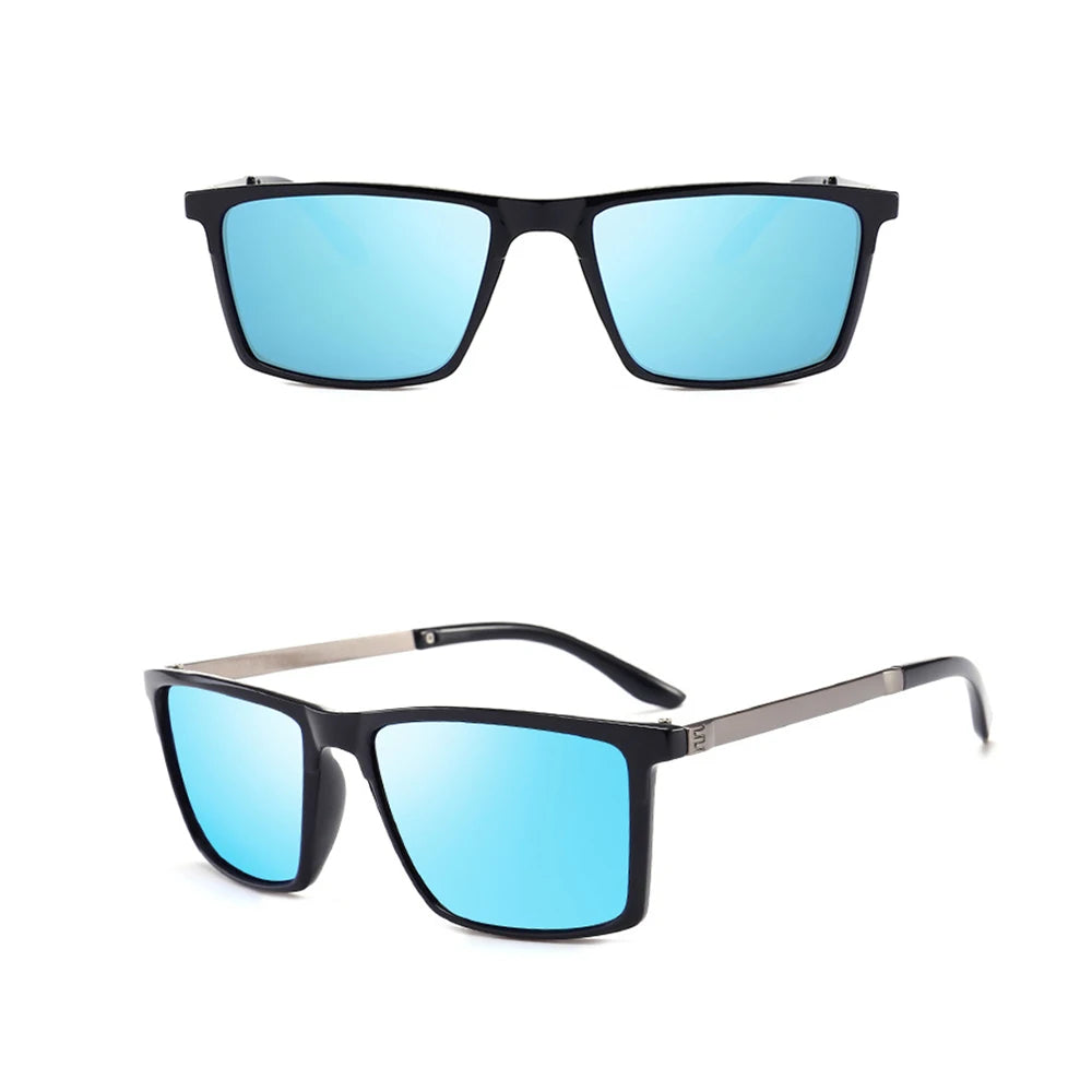 KLASSNUM Polarized Sunglasses for Men Luxury Brand 2026 Trendy Anti UV400 Shads Driving Sport Sun Glasses Metal Retro Glasses