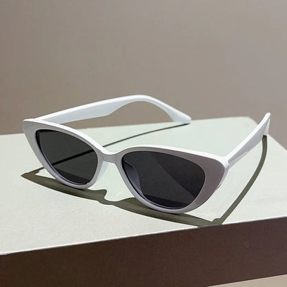 OEC CPO Small Frame Cat Eye Sunglasses Women 2024 Fashion Leopard Color Shades UV400 Sun Glasses Female Trending Eyewear Men
