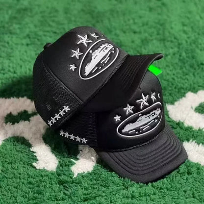 New Unisex Print Baseball Hats New Unisex Hip Hop Breathable Personal Sunshade Mesh Versatile Street Fashion Trucker Caps