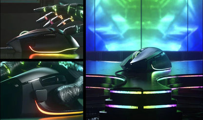 Razer Basilisk V3 Wired Gaming Mouse, 26000 DPI Optical Gaming Mouse with RGB Lighting, 11 Programmable Buttons, Ergonomic Wired Gaming Mouse for PC & Laptop