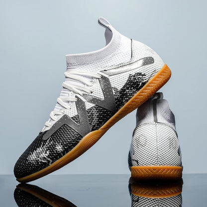 Scarpe da calcio da interno professionali da uomo con suola piatta; scarpe da allenamento resistenti e comode per adulti; scarpe da calcio antiscivolo per adolescenti