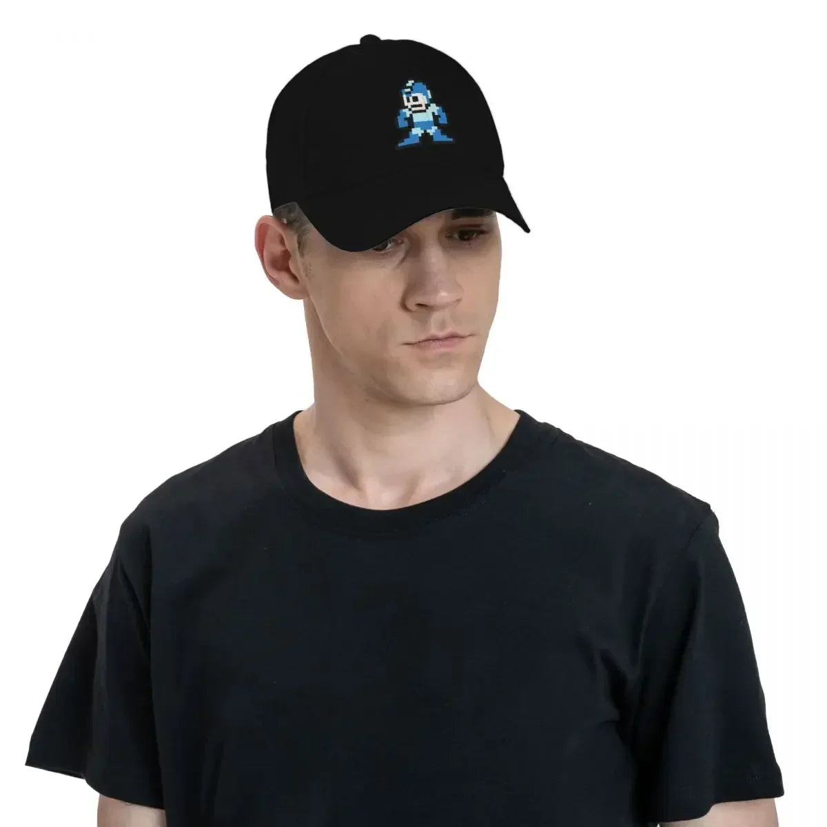 Megaman 8-bits baseballpet, zomerhoed, strandhoed, heren, golfkleding, dames