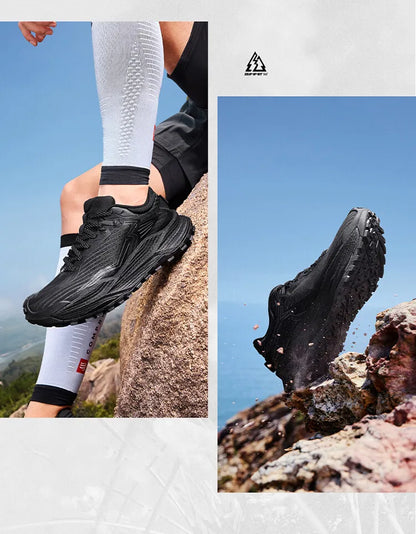 361 Degrees WUXIA 2 Laufschuhe, leicht, atmungsaktiv, dämpfend, rutschfest, weich, Outdoor-Wanderschuhe, vielseitige Sneaker für Herren, 672542201