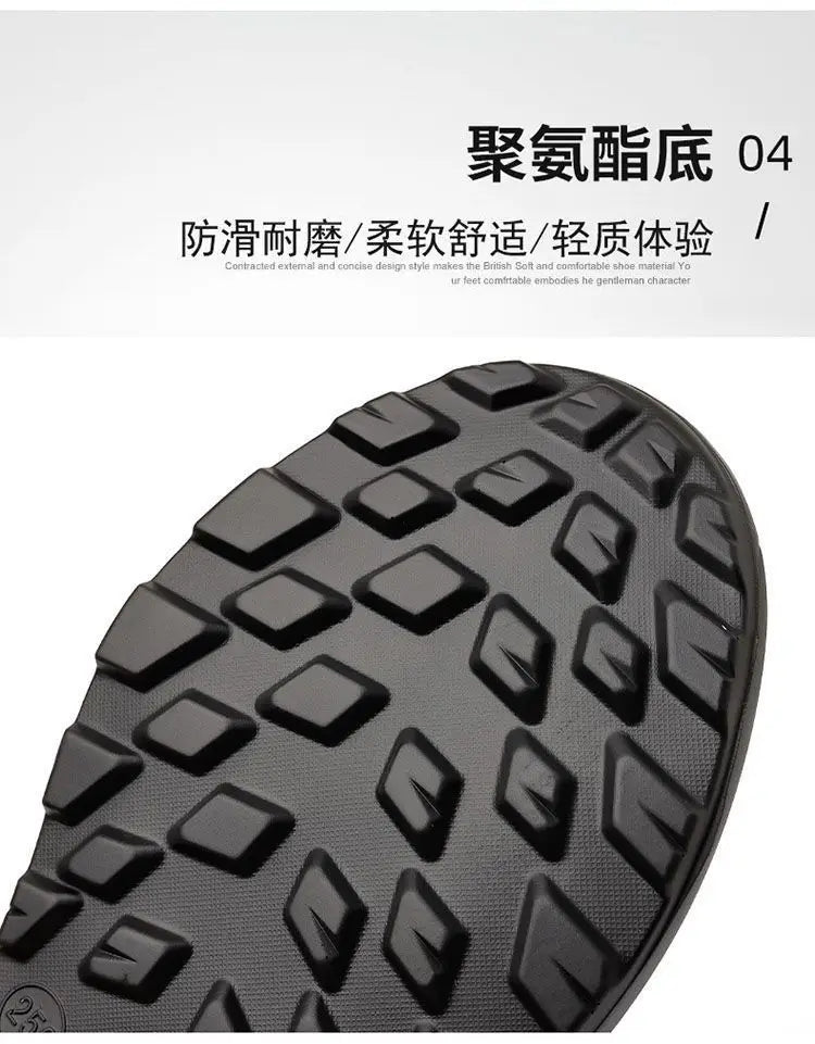 Outdoor men's sneakers 2026 new spring and summer thick soled sports shoes men's hiking daddy shoes casual footwear for men