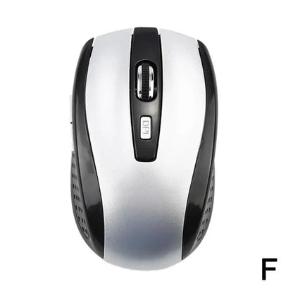 2.4GHz Wireless Mouse with USB Receiver, Ergonomic Optical Wireless Mouse, 6-Button Wireless Mouse for PC, Laptop & Computer