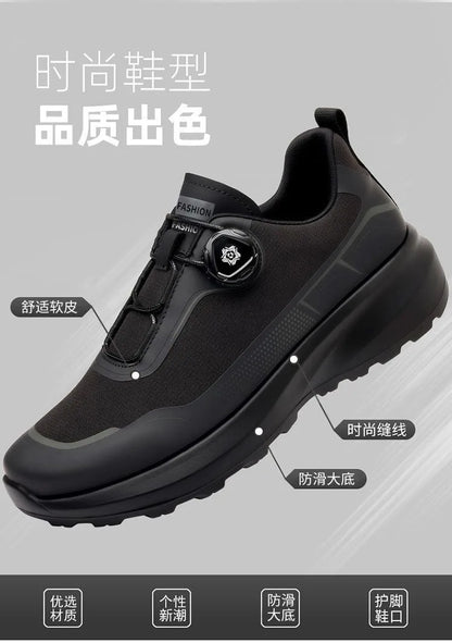 Outdoor men's sneakers 2026 new spring and summer thick soled sports shoes men's hiking daddy shoes casual footwear for men