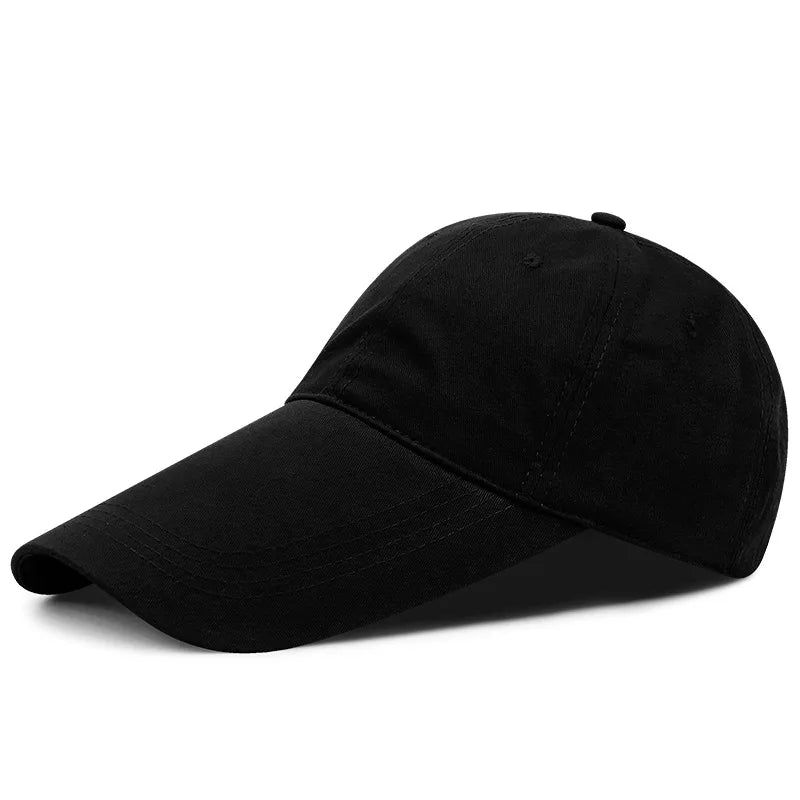 Cappellino a visiera, primavera-estate, 14 cm di visiera, protezione solare, pesca, uomo/donna, streetwear, parasole, outdoor, regolabile, cotone, da golf, stile trucker
