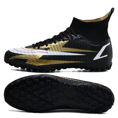 2025 New Long Nail Large Size Football Shoes Teenager Ankle Anti slip Training Latest Sneakers FG/TF Soccer Shoes