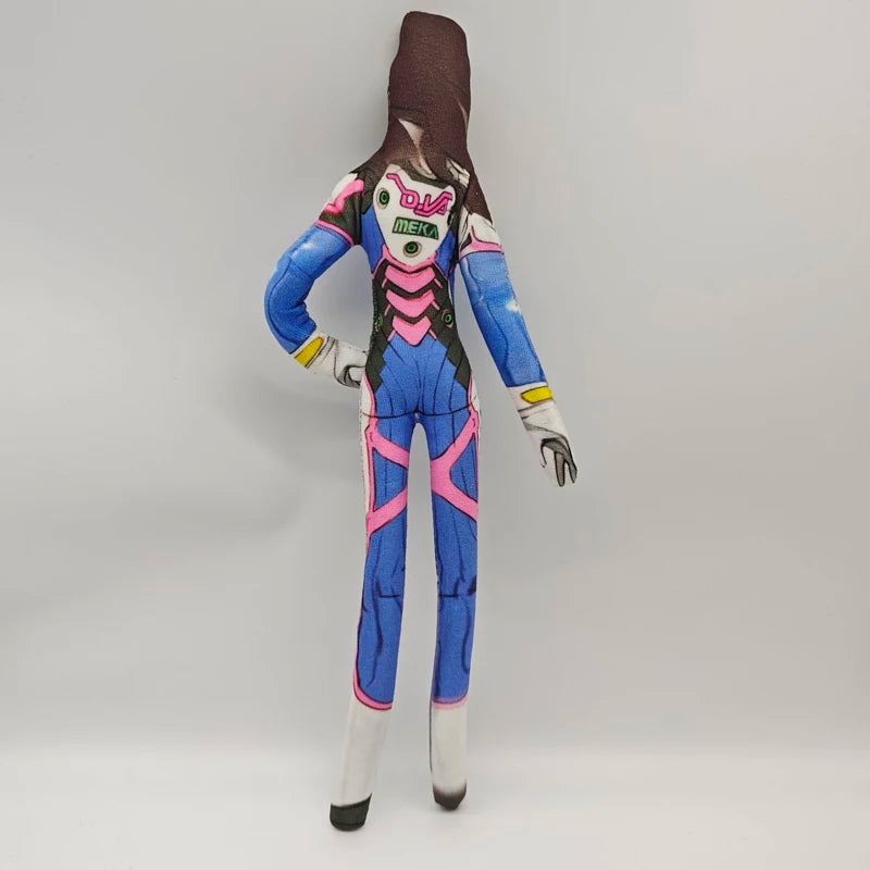 26cm fleksibilna plišana figura s žičanim tijelom i različitim pozama, anime igra Overwatch D.Va / Doomfist / Genji / Widowmaker, plišana lutka