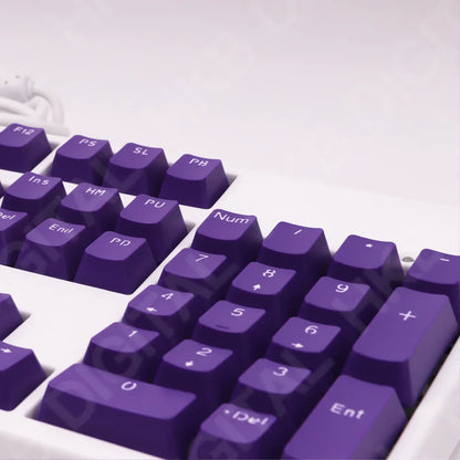 104 Keys ABS Keycaps Purple OEM Profile Height Suit for Mechanical Keyboard 61 87 104 Keyboard Anne Pro 2 GK61 SK61 PC Gamer